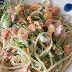 鮭とブナピーちゃんのパスタ レシピ 作り方 By はい 山田です 楽天レシピ 鮭とブナピーちゃんのパスタ レシピ 作り方 By はい 山田です 楽天レシピ
